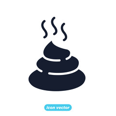 pile of poo icon. pile of poo symbol template for graphic and web design collection logo vector illustration