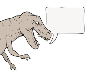 Dinosaur talking draw