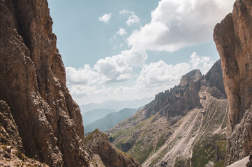 Rast in den Dolomiten