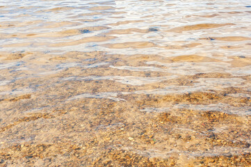Water background. River water surface, nature texture. 