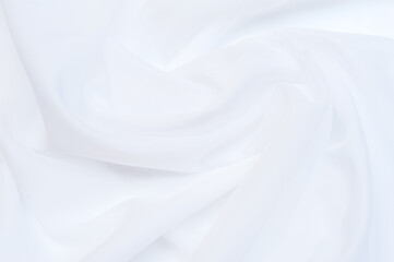 Obraz premium White fabric texture background. Abstract white background 