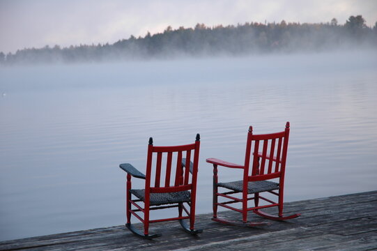 waiting for the sun to come up, lake mooselookmegontic, Maine   
