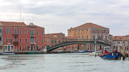 Footbridge Canal Murano Island