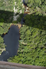 View of bungee jump