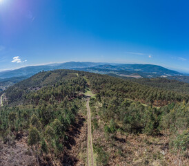 atlantic forest, aerial view