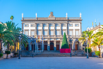 Plaza de Santa Ana at Las Palmas de Gran Canaria, Canary islands, Spain © dudlajzov