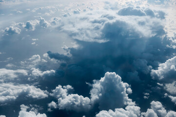 Cloudscape over the Atlantic Ocean