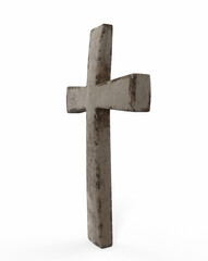 3d render classic shape simple cross