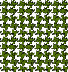Seamless houndstooth pattern. Crowbar print illustration. 