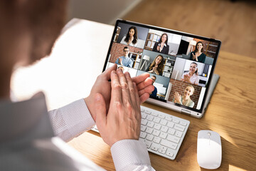 Virtual Conference Meeting Interview