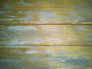 Background with yellow aged wood texture