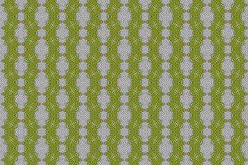 モザイク技法による幾何学的な模様のデザイン