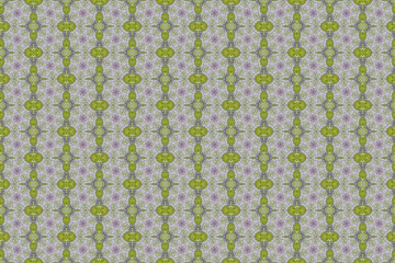 モザイク技法による幾何学的な模様のデザイン