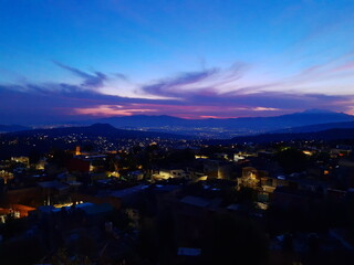 Fototapeta premium Despertar de uno de los pocos pueblos de México city 