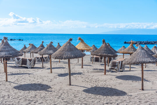 Playa del Camison at Tenerife, Canary islands, Spain