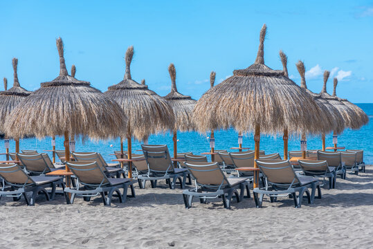 Playa de Torviscas at Tenerife, Canary islands, Spain