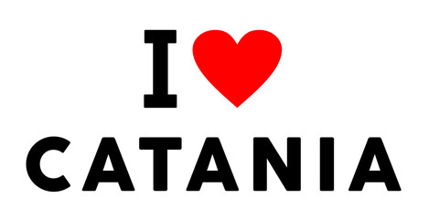 I love Catania city