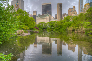 Plaza Hotel in late spring
