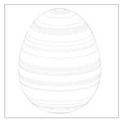 Easter Egg Coloring Page