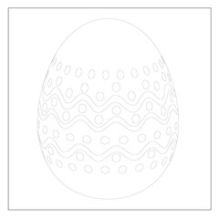 Easter Egg Coloring Page