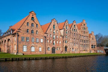 salt warehouses as a landmark of the Hanseatic City of Lübeck