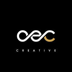 OEC Letter Initial Logo Design Template Vector Illustration