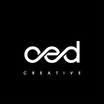 OED Letter Initial Logo Design Template Vector Illustration