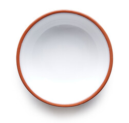 empty white bowl