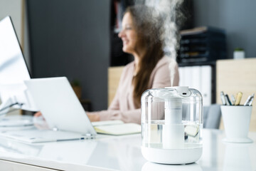 Air Humidifier Device In Office