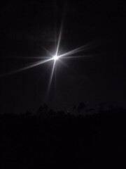 lightning in the night