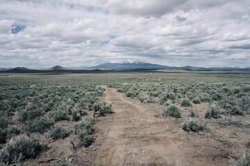 Amazing landscape view of the mountains in Colorado. 