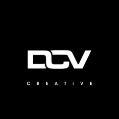 DCV Letter Initial Logo Design Template Vector Illustration