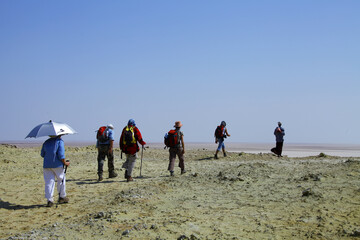 Paysage volcanique de Dallol en Ethiopie