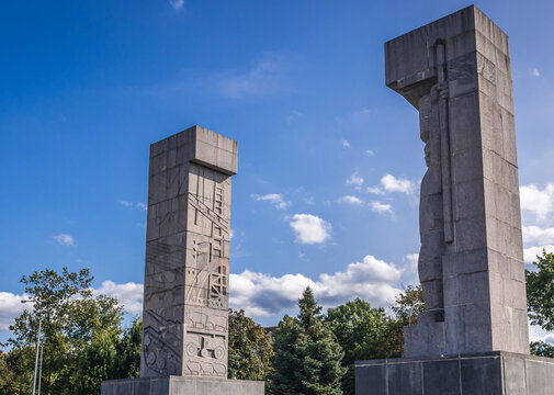 Memorial of Liberation of the Warmia and Mazury Land in Olsztyn, northeastern Poland