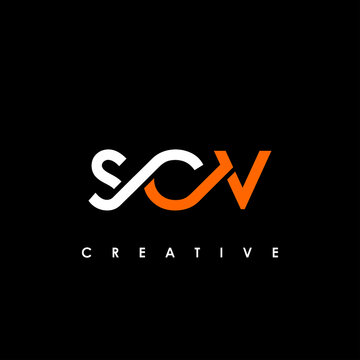 SCV Letter Initial Logo Design Template Vector Illustration