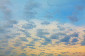 Spectacular Heaven with Grey Altocumulus 