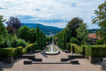 Brunnen Arcade im öffentlichen Wasserparadies in Baden-Baden