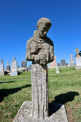 Cemetery statue