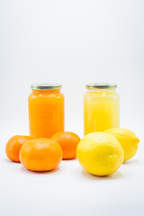 Lemons and Mandarins Mason Jar 2