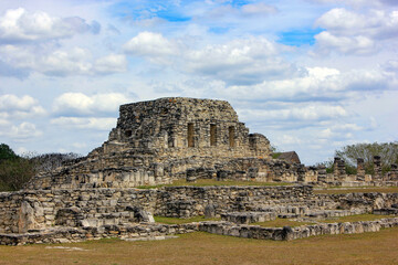 Mayan Ruins at Mayapan in Mexico