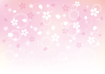 ピンク色の桜の背景