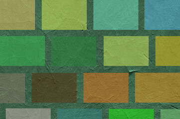 Blank square colorful paper background collections