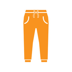 Jeans trouser icon design template vector illustration