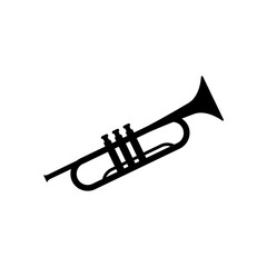 Trumpet icon design template vector illustration