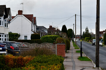 Street in Coventry, England, UK