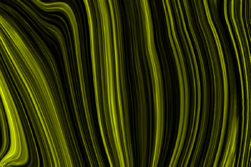 Greenish yellow abstract liquid background