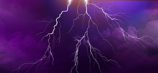 Lightning, thunder cloud dark cloudy sky 