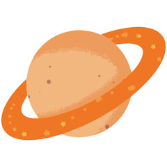 Illustration vector graphic of the planet. Perfect for the print product, sticker, education toys