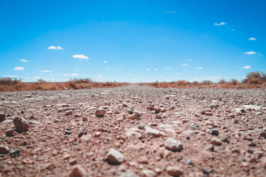 Desert Road From Ground Level