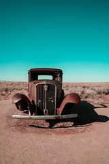 Foto op Canvas route 66 old abandoned vehicle  © SETH